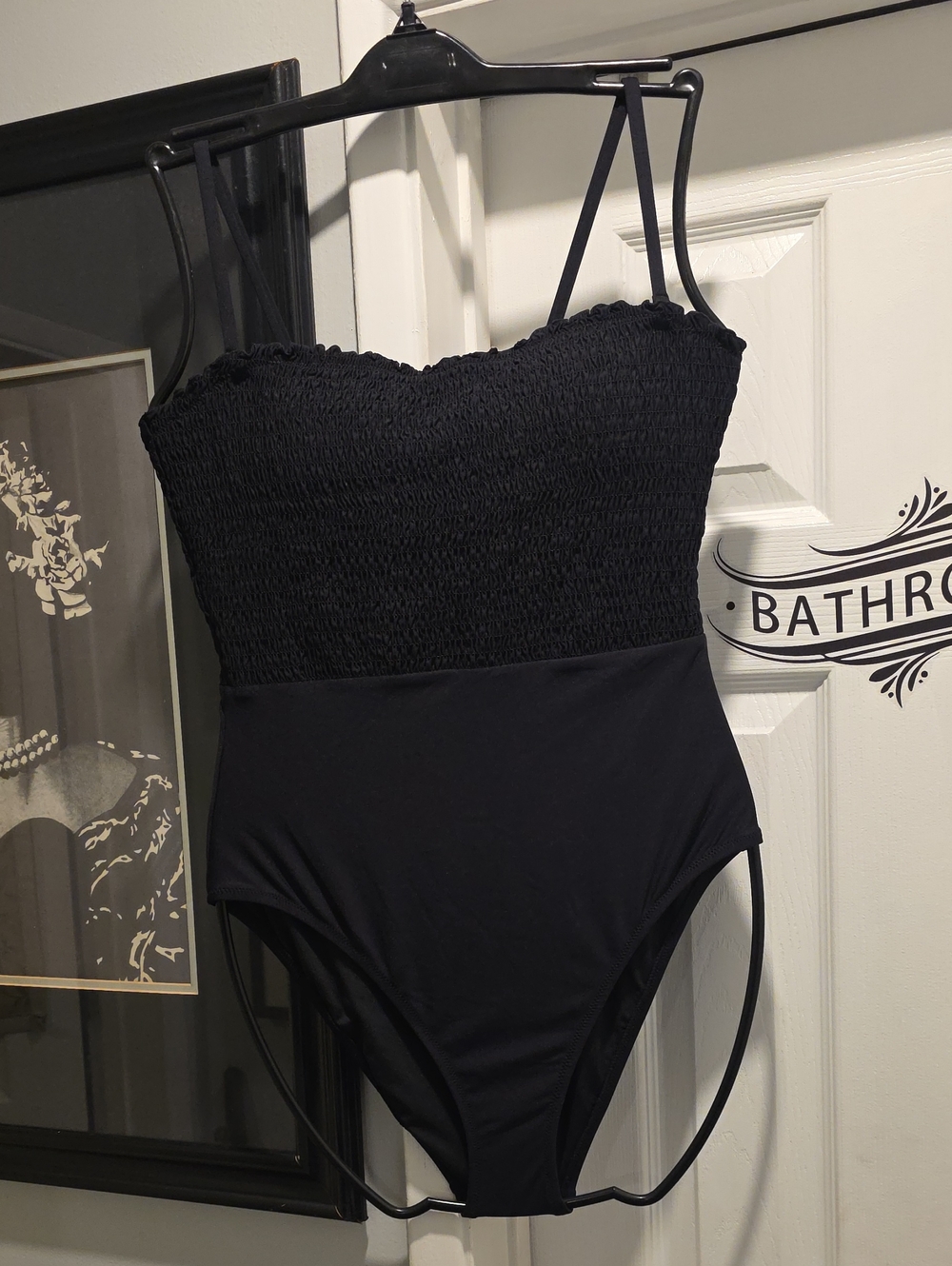 Classic Black One-Piece Swimsuit